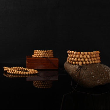 108 Tibetan Wenge Wood Prayer Beads Mala Bracelet-Your Soul Place